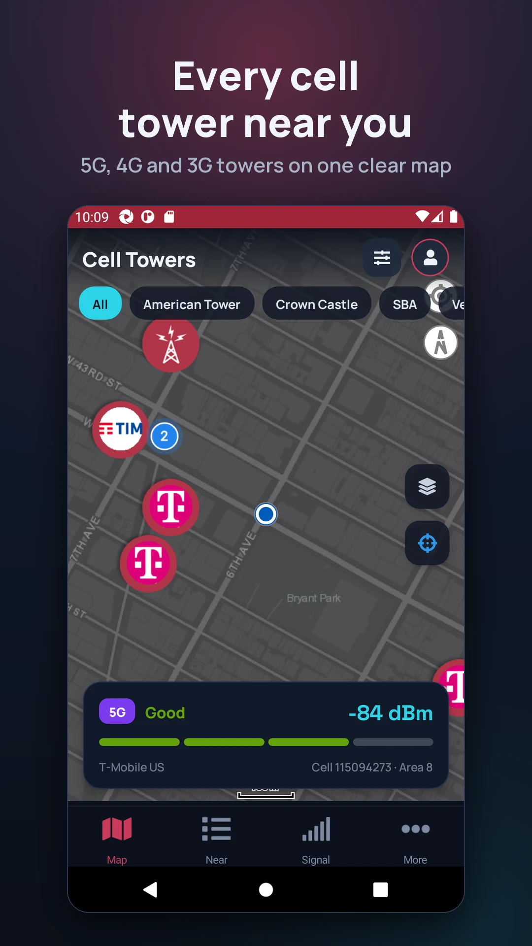Cell Towers: 5G Antenna Map screenshot