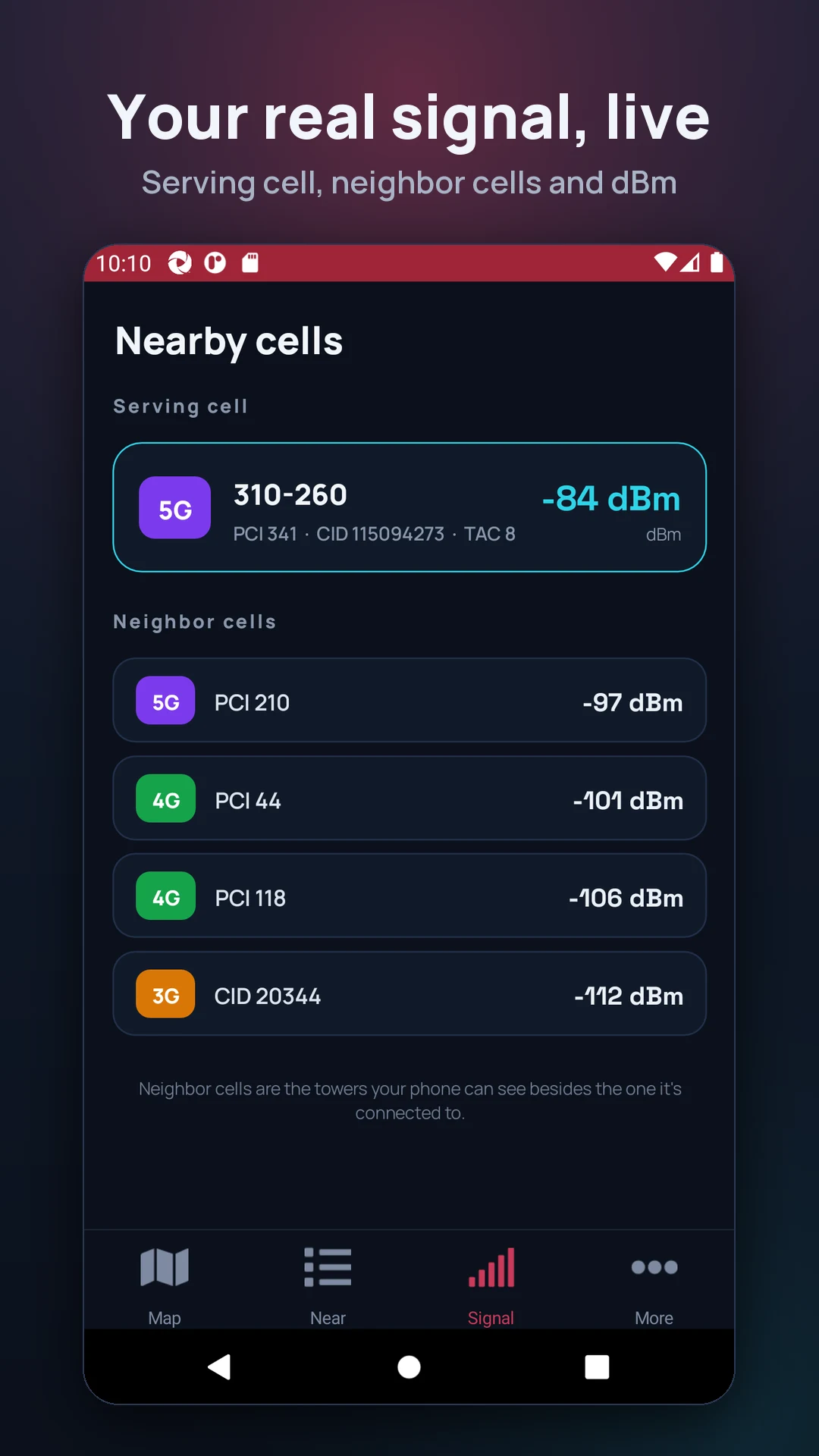Cell Towers: 5G Antenna Map screenshot